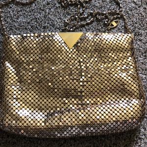 Gold fancy handbag